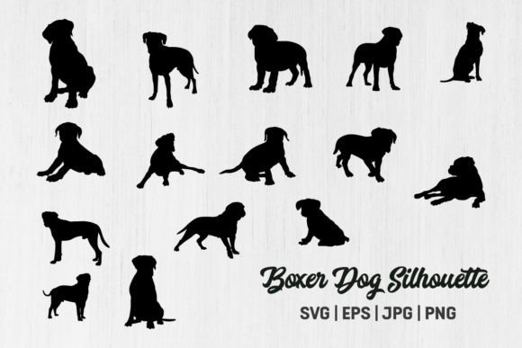 Boxer Dog Silhouettes – A Designer's Project Review