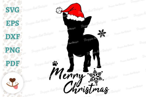 Christmas Chihuahua Dog SVG Review for Embroidery