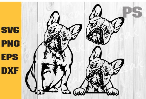 French Bulldog Svg for Embroidery Projects