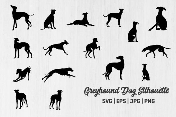 Greyhound Dog Silhouettes: Embroidery Design Review